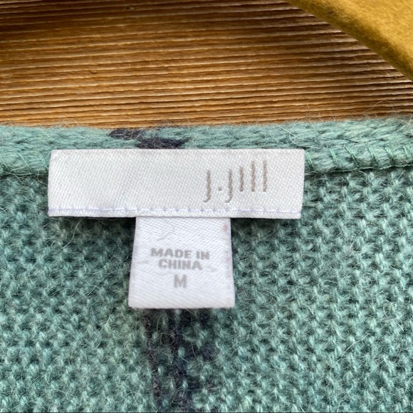 J. Jill Wool and Alpaca Cascade Open Front Cardigan - Picture 5 of 8